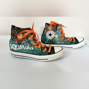 DC Aquaman Converse All Star High Top Sneakers